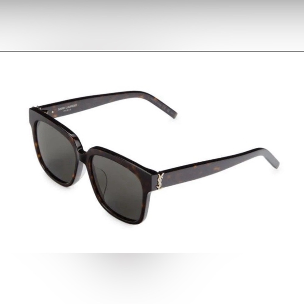 Saint Laurent Women's 55MM Square
Sunglasses - Havana